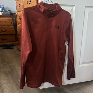 North Face men’s sweater burnt orange/rust
